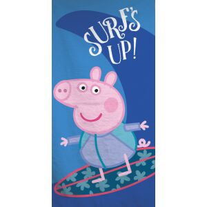 Ręcznik plażowy Świnka Peppa Surf, 70x140cm - Peppa Pig