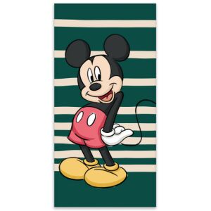 Disney Mickey Mouse zöld strand törölköző 60x120cm - Homyl