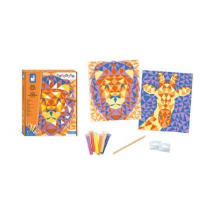 Janod Szavanna Állatok Homok Kép Készítő - Oroszlán és Zsiráf - Janod