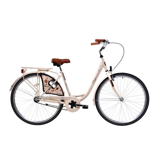 Capriolo Diana 1 sebességes női kontrás városi kerékpár 18" Krém 122920715