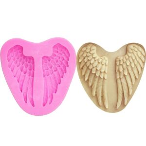 Angyalszárny fondant forma, szilikon, 6,8×7,3 cm