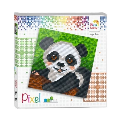 Pixelhobby Panda Pixel Kép Készítő Készlet, DIY Panda Pixel Művészet - Pixel kirakó