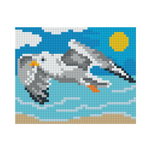 Pixelhobby Sirály Pixel Art Készlet - DIY Kreatív Projekt - Pixel kirakó
