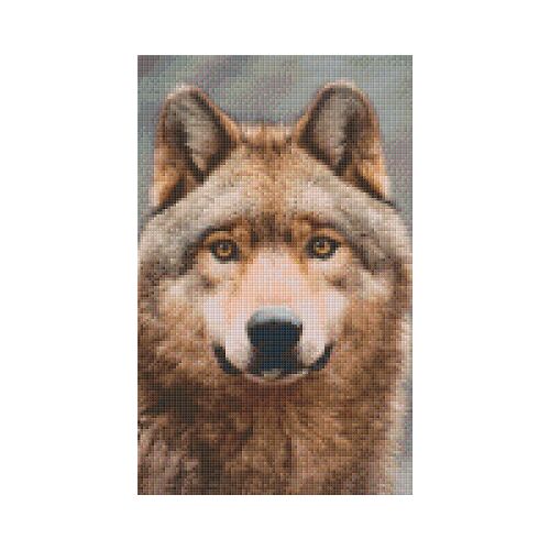 Pixelhobby Farkas pixel kirakó szett, 8 alaplappal, 25.4x40.6 cm - Pixelhobby