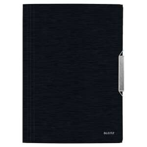 LEITZ Style A4 black satin elastic folder - File folder