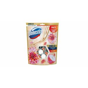 Domestos Aroma Lux Dahlia Flower & Dragon Fruit WC frissítő, 4 darabos - WC illatosító
