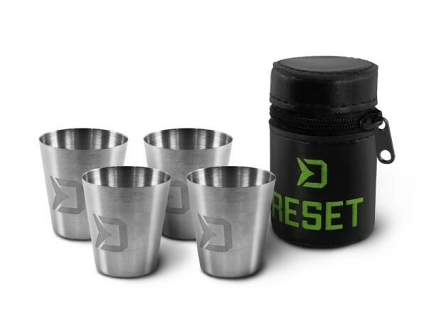 Delphin reset 4in1-4x30ml set pahare din oțel inoxidabil