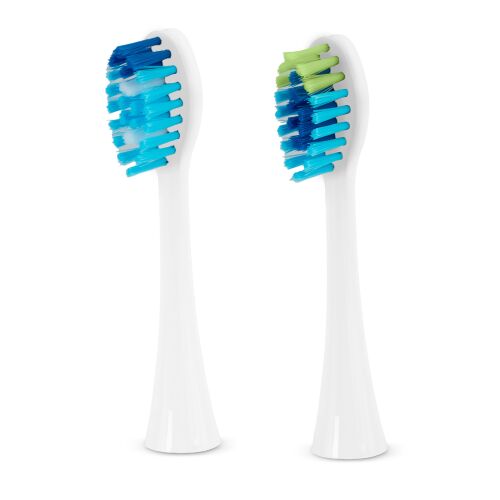 Close-up of Berdsen Galaxy sonic toothbrush replacement heads