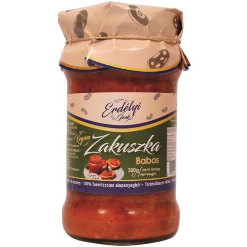 Erdélyi Ízek Zakuszka babos - 300g  - 100%-ban természetes alapanyagokból készült 113642677