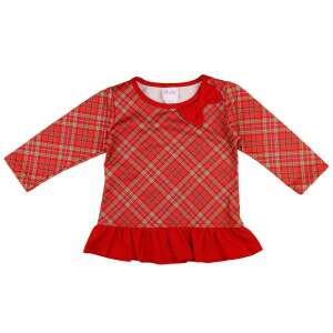 Kockás kislány tunika - 110-es méret 40038015 Kislány ruhák