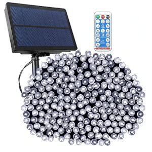 Napelemes LED Fényfüzér - 16m - 800 LED - Hideg Fehér 113681927 - ProGarden