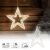 Karácsonyi Csillag Dekor - 38 cm - 960 LED - Meleg Fehér 113681960