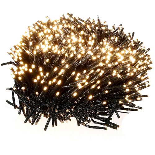 9,9 m 768 LED dens șir de lumină BOA, cu adaptor de rețea, alb cald, 8 moduri de iluminare, temporizator, IP44 113682045