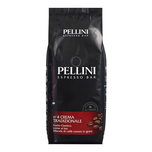 Pellini Crema Tradizionale roasted coffee beans 1000g bag