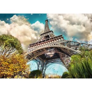 Puzzle Trefl Turnul Eiffel 1000 piese finalizat - Trefl Puzzle