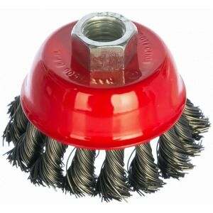 Sarokcsiszoló Kefe - 75 mm - M14 - Sodrott Acél 124019486 - Mtx