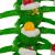 Close-up of Shaking Wiggle Centipede game, green centipede with colorful balls