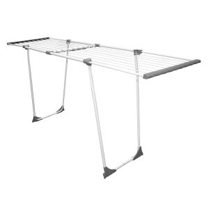 Álló ruhaszárító állvány, teleszkópos, összecsukható - Ruhaszárító