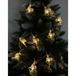 Weihnachtsbaum geschmückt mit Ruhhy Rentier Lichterkette - Lichterketten