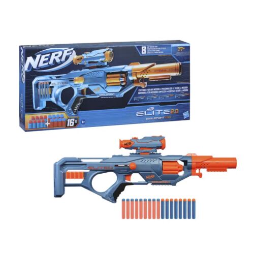 Nerf Elite 2.0 Eaglepoint RD-8 Fegyver #kék-narancs