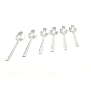 Sada 6 čajových lyžičiek Paris, lyžičky z nehrdzavejúcej ocele, čajové lyžičky, kávové lyžičky, dezertné lyžičky - Príbory