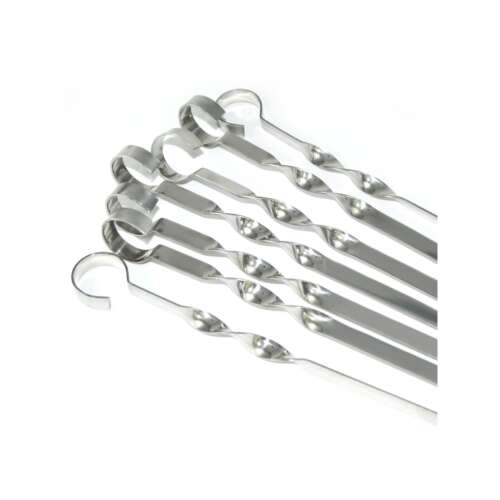 6 balíkov nerezových grilovacích špajlí