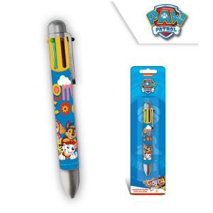 Paw Patrol 6-in-1 Multi-Color Pen, featuring Chase, Marshall, and Skye - Pen & Pencil