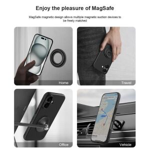 Nillkin iPhone 16 MagSafe Tok - Super Frosted Shield Pro - Használati példák - Nillkin