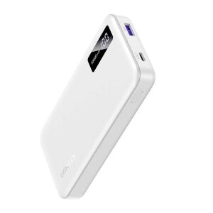 Ugreen 10000mAh Power Bank fehér színben, ferde nézet - Ugreen