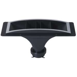 Piezo tweeter, 255x100 mm, black, silver - Tweeter