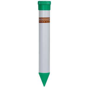 Somogyi VK 01 Mole Repellent Stake, 2000 sq m coverage, green and grey, for garden protection - Rodent repellent