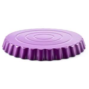 Fialová forma na koláč s keramickým povrchom, priemer 28 cm, výška 3.5 cm - Perfect Home Formy na pečenie