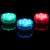 Three Phenom RGB LED pool lights in different colors: red, green, blue