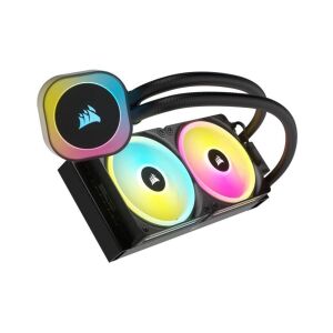 CORSAIR CPU hűtő iCUE LINK H100i RGB AIO (vízhűtés), 2 Ventilátorots, LGA1700 támogatással, fekete (CW-9061001-WW) 123992550 - Corsair