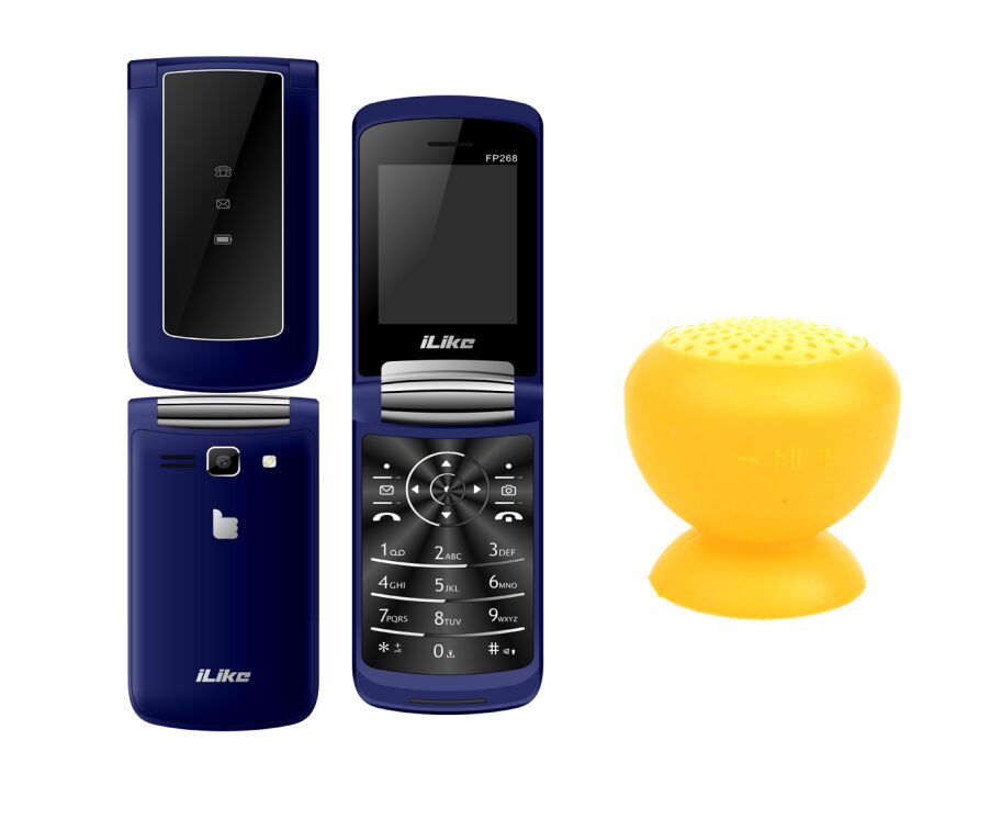 ILIKE FP-268 2.4" DUAL SIM kártyafüggetlen Klasszikus Telefon és Bluetooth Hangszórót