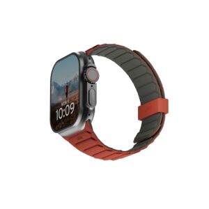 UAG Pathfinder szürke-narancs mágneses Apple Watch szíj 42/44/45/46/49mm - Okosóra szíj