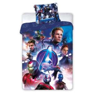 Avengers bedding set, featuring Captain America, Iron Man, Hulk, Black Widow, and other Avengers characters, 140x200cm duvet cover and 70x90cm pillowcase - Bedding - Youth and Adult
