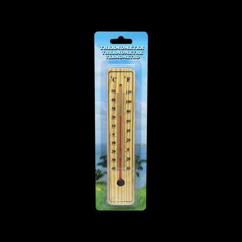 Fa hőmérő, 22 cm, Celsius és Fahrenheit skálával - Szobahőmérő