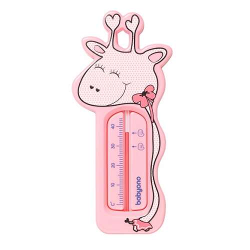 BabyOno Vízhőmérő - Zsiráf #rózsaszín