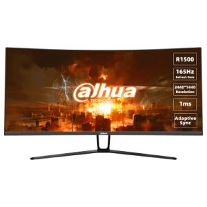 DAHUA LM34-E330C 34 hüvelykes ívelt gaming monitor, 165Hz képfrissítési ráta, WQHD - Dahua