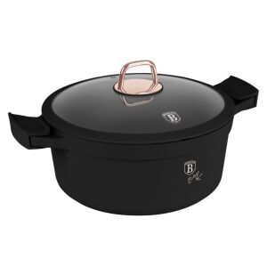 Berlinger Haus Black Rose Collection Висока тенджера със стъклен капак 28см - Berlinger Haus