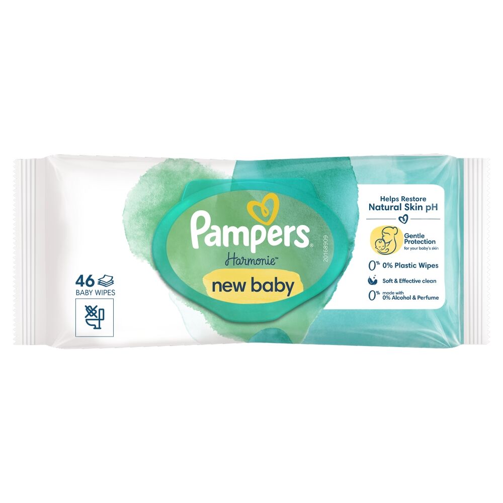 E-shop Pampers Harmonie Nové detské vlhčené obrúsky 46ks
