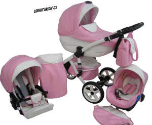 Babycruiser Arida Babakocsi KOL:03 #rózsaszín-fehér 30324098