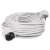 White 10 meter extension cord with one socket