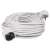 White 10 meter extension cord with one socket