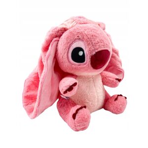 Jucărie de pluș Stitch roz cu urechi mari, 20 cm, personajul Lilo & Stitch - ABYZ