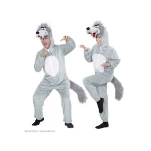 Wolf Overall Plüsch Unisex Erwachsenenkostüm bis 165 cm Höhe 113830846 - Mode & Kleidung
