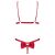 Komplet biustonosz stringi obsessive rubinesa l/xl 126860126
