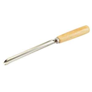 Vykrajovač na ovocie a zeleninu s drevenou rukoväťou, z nehrdzavejúcej ocele, 25 cm dlhý - Kuchynské pomôcky