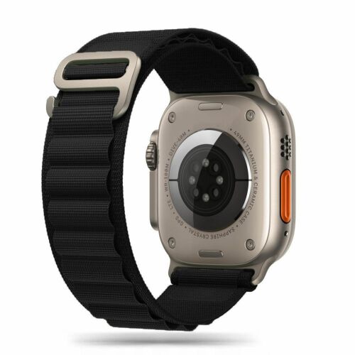 Tech-Protect Nylon Pro szíj Apple Watch 4 / 5 / 6 / 7 / 8 / 9 / SE / Ultra 1 / 2 (42/44/45/49 mm) - fekete 113859931
